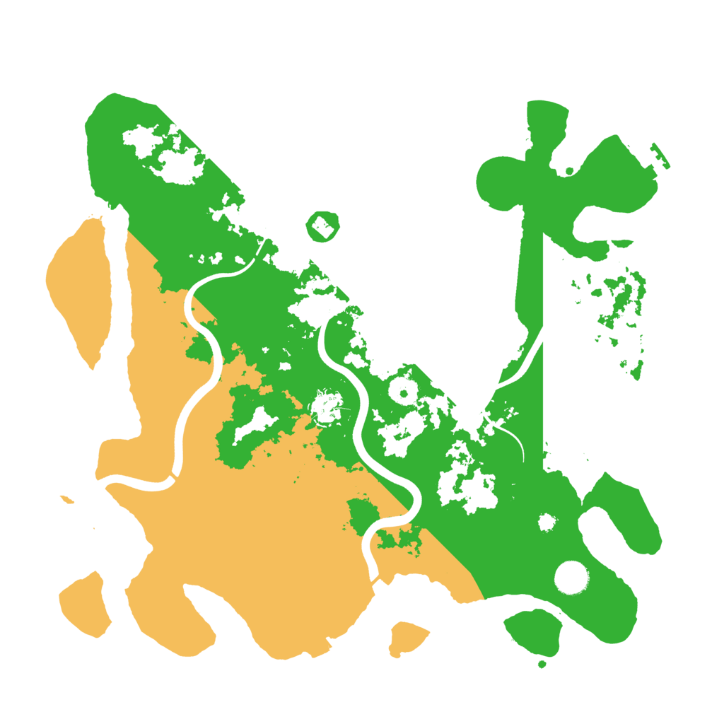 Biome Rust Map: Procedural Map, Size: 3750, Seed: 43113163