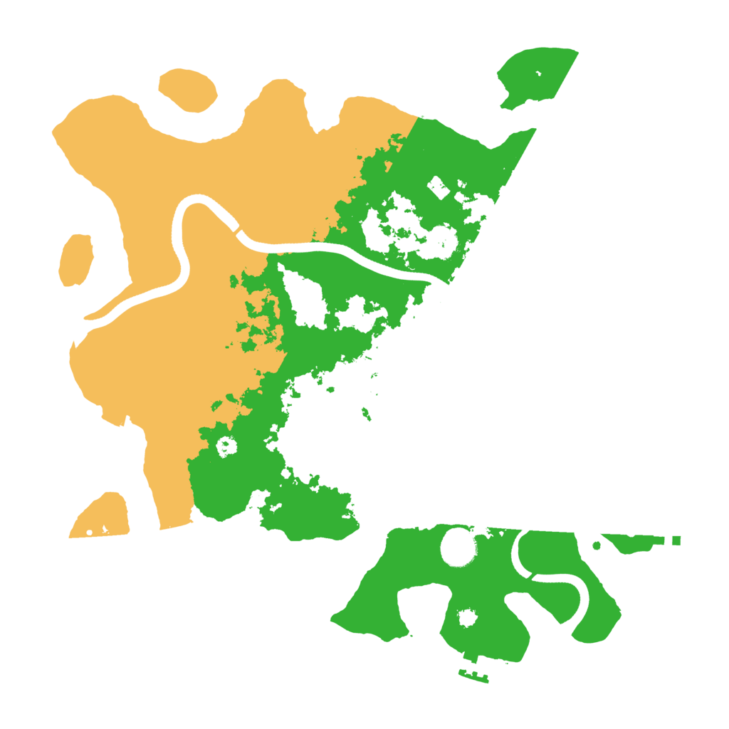Biome Rust Map: Procedural Map, Size: 3550, Seed: 89350401