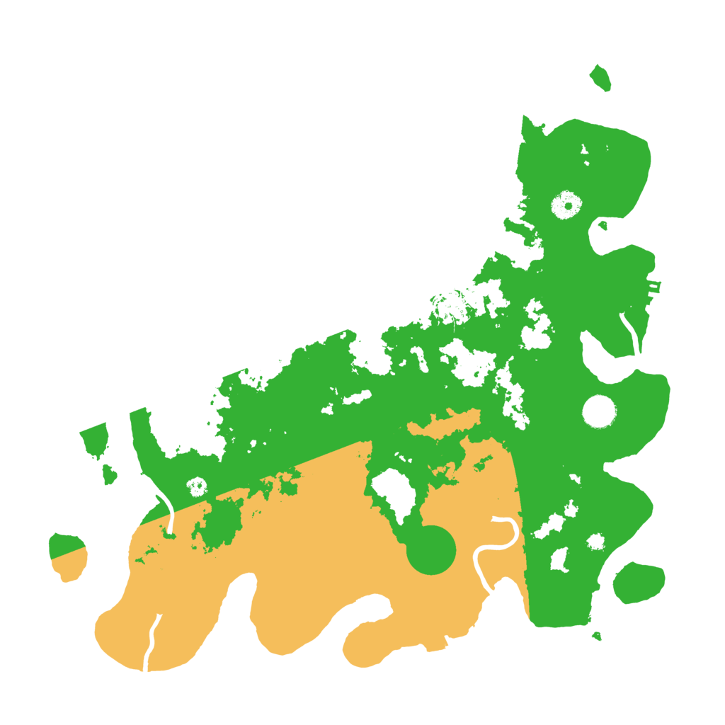 Biome Rust Map: Procedural Map, Size: 3850, Seed: 46841324