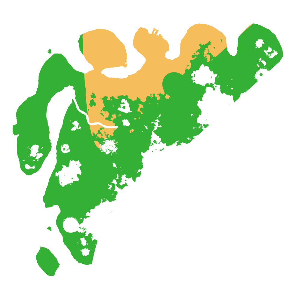 Biome Rust Map: Procedural Map, Size: 3500, Seed: 872124599