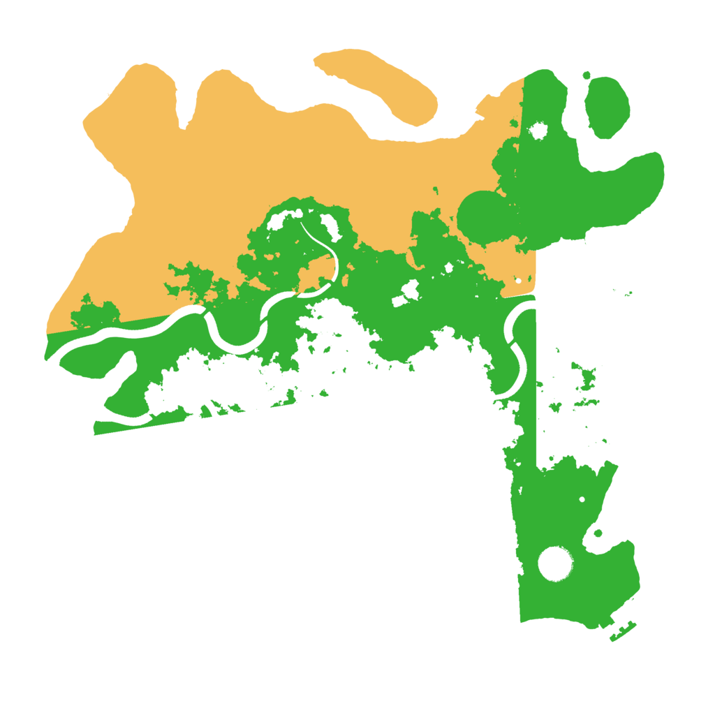 Biome Rust Map: Procedural Map, Size: 3650, Seed: 56432220