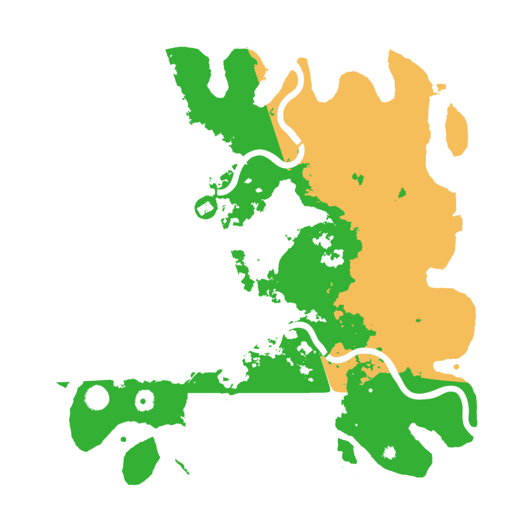 Biome Rust Map: Procedural Map, Size: 3800, Seed: 70578617