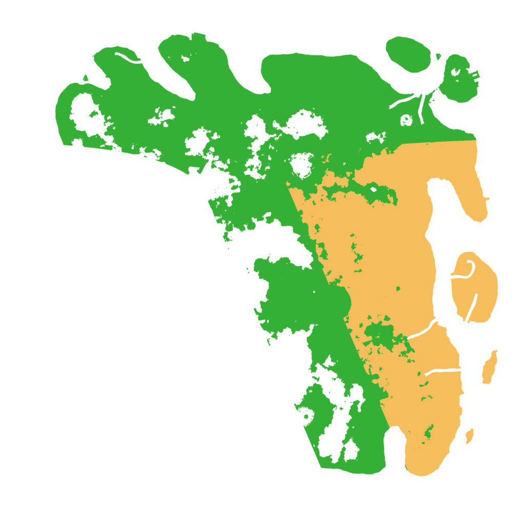 Biome Rust Map: Procedural Map, Size: 4400, Seed: 60554375