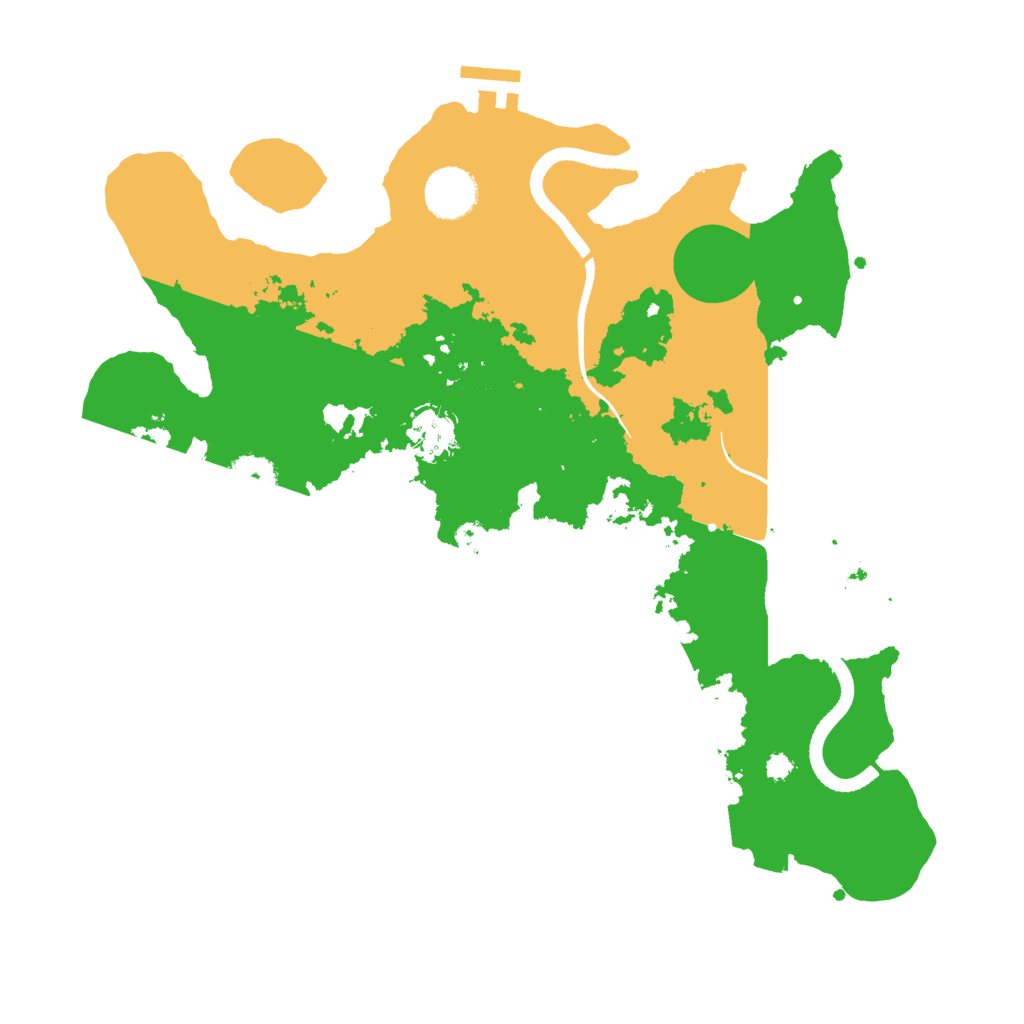 Biome Rust Map: Procedural Map, Size: 3450, Seed: 52818437
