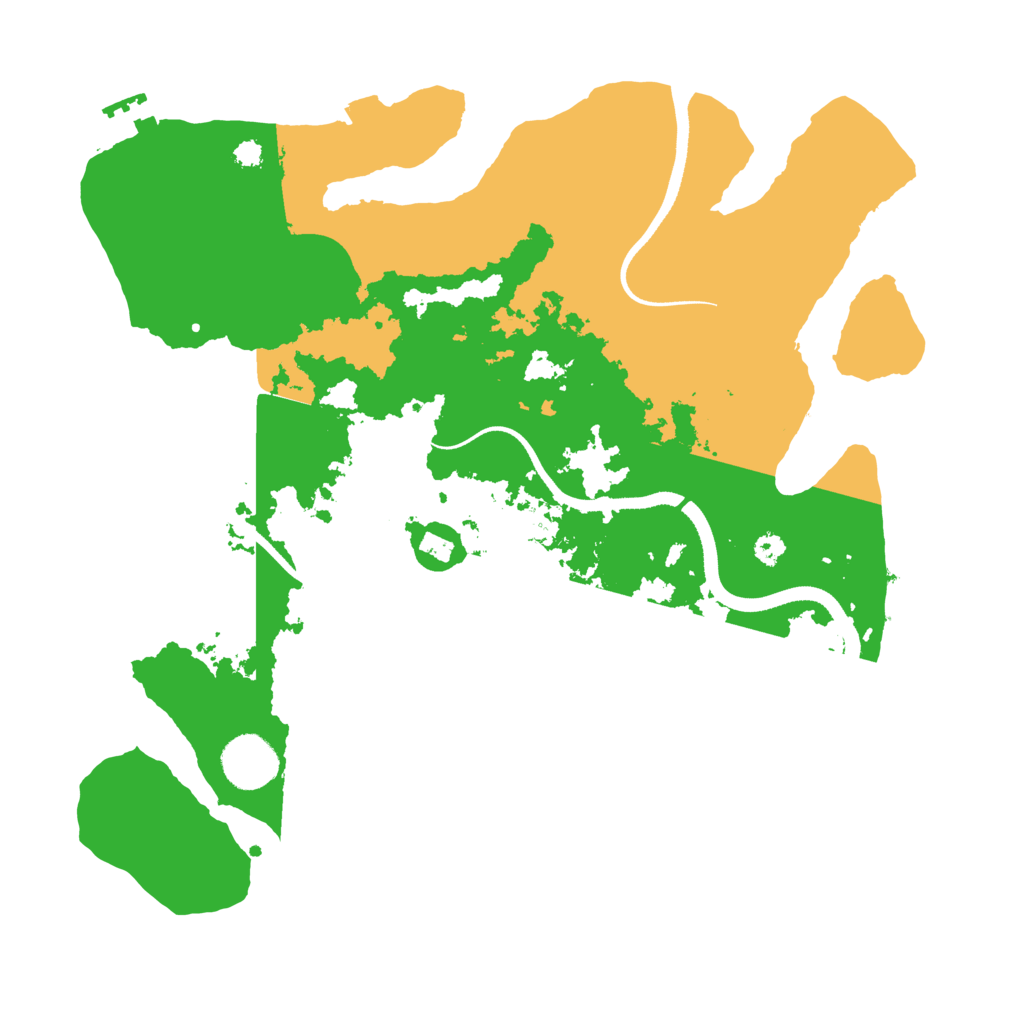 Biome Rust Map: Procedural Map, Size: 3400, Seed: 93012411