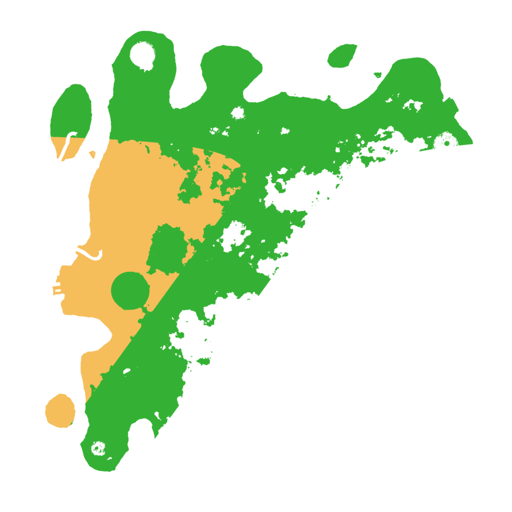 Biome Rust Map: Procedural Map, Size: 3600, Seed: 40618051