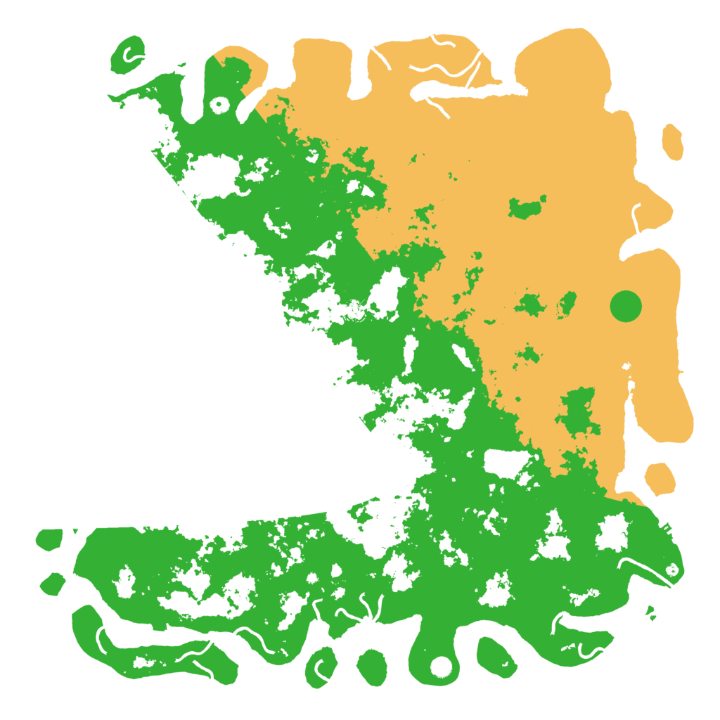 Biome Rust Map: Procedural Map, Size: 6000, Seed: 806824399