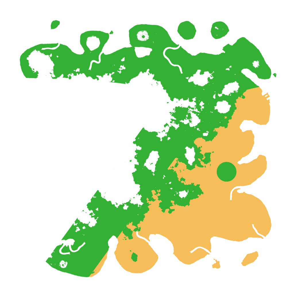 Biome Rust Map: Procedural Map, Size: 3950, Seed: 77826142