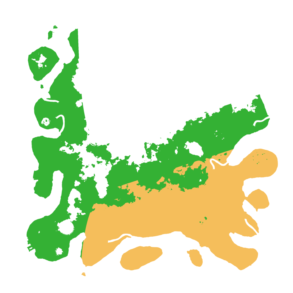 Biome Rust Map: Procedural Map, Size: 3700, Seed: 61272292