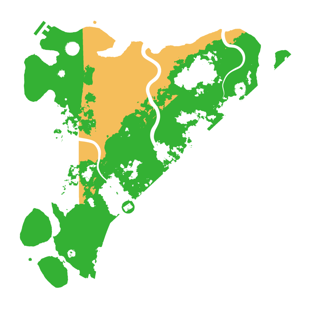 Biome Rust Map: Procedural Map, Size: 3950, Seed: 16326492