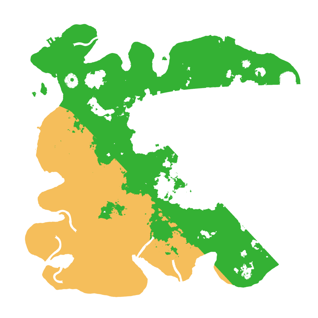 Biome Rust Map: Procedural Map, Size: 3500, Seed: 59595959