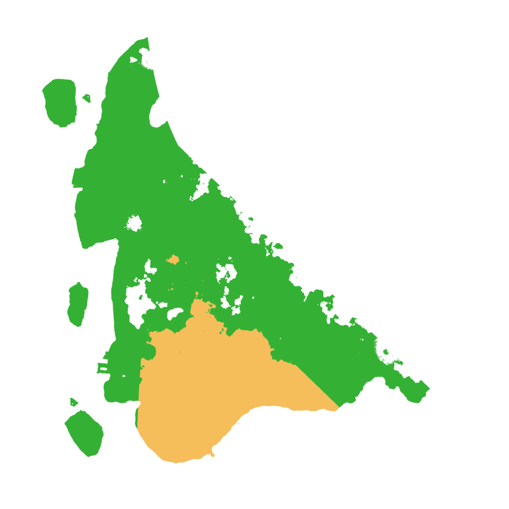 Biome Rust Map: Procedural Map, Size: 3000, Seed: 1445930323