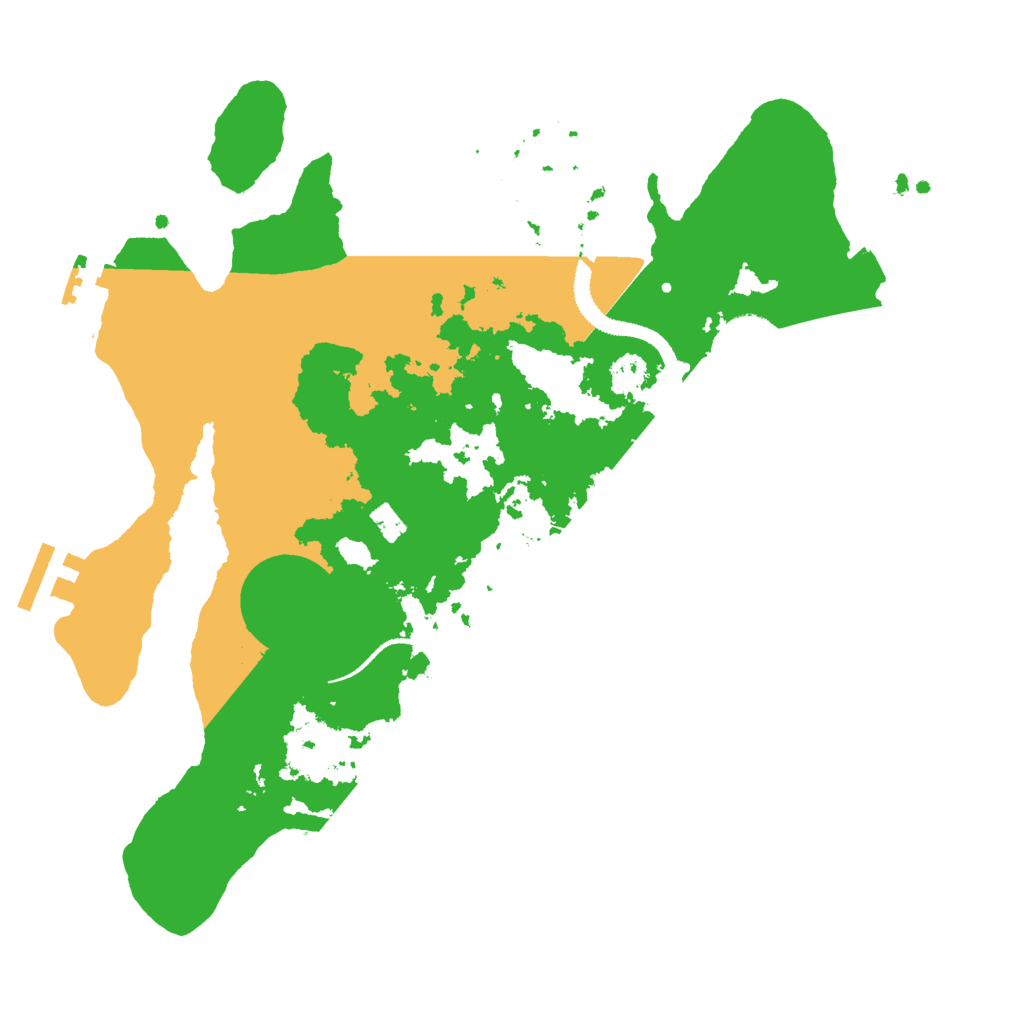 Biome Rust Map: Procedural Map, Size: 3000, Seed: 118106281