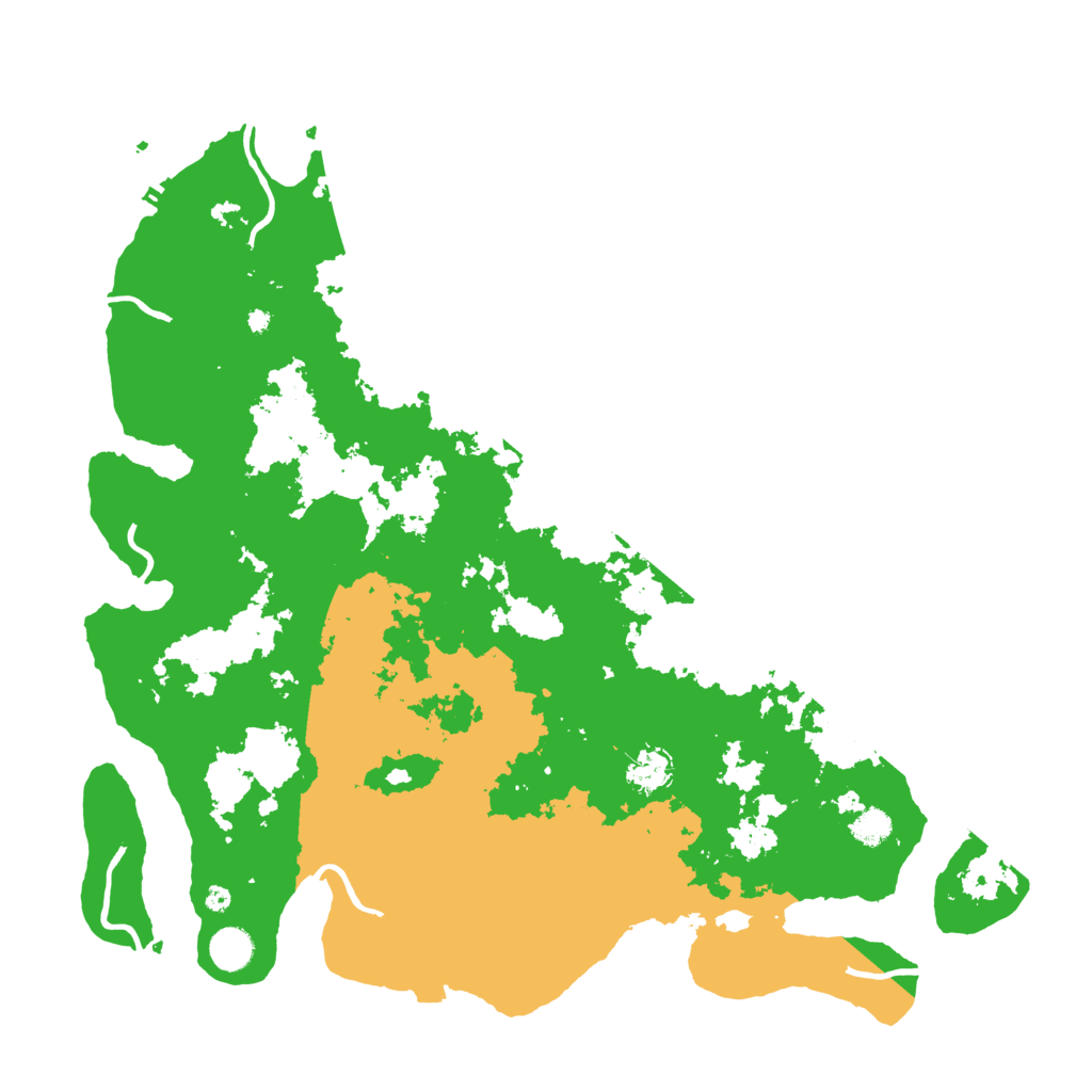 Biome Rust Map: Procedural Map, Size: 4400, Seed: 87967199