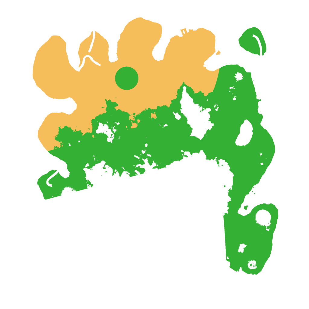 Biome Rust Map: Procedural Map, Size: 3500, Seed: 2111752255