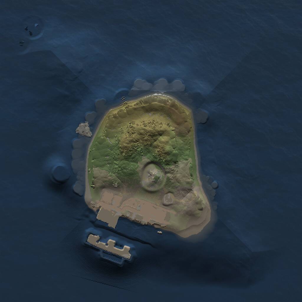 Rust Map: Procedural Map, Size: 1000, Seed: 555985634, 2 Monuments