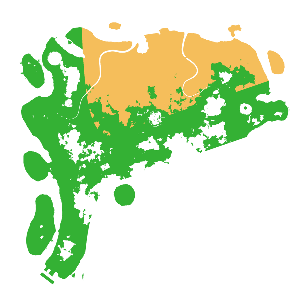 Biome Rust Map: Procedural Map, Size: 3900, Seed: 27990621