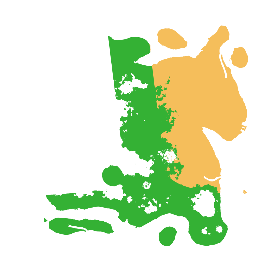 Biome Rust Map: Procedural Map, Size: 3550, Seed: 14743342