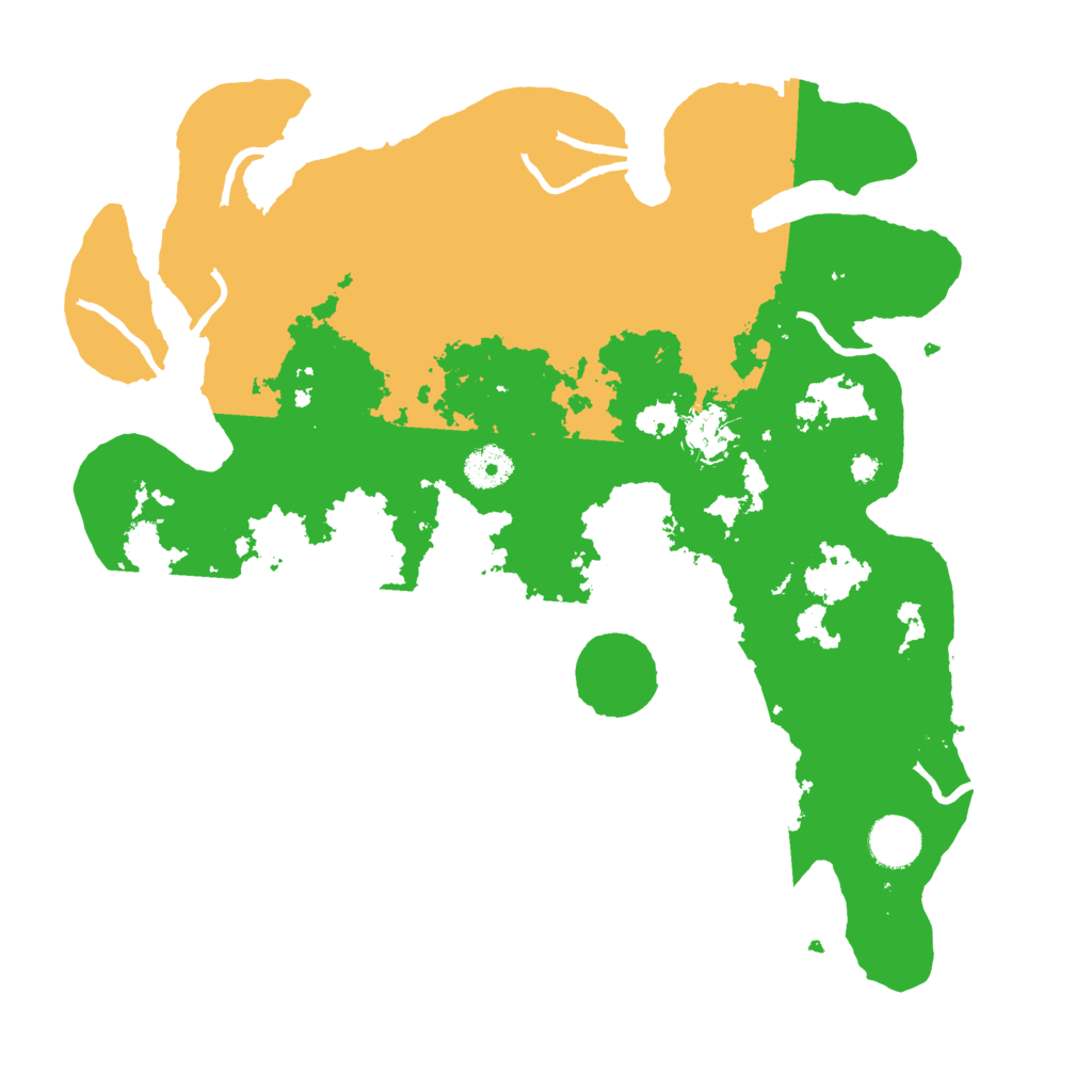 Biome Rust Map: Procedural Map, Size: 3650, Seed: 38299919