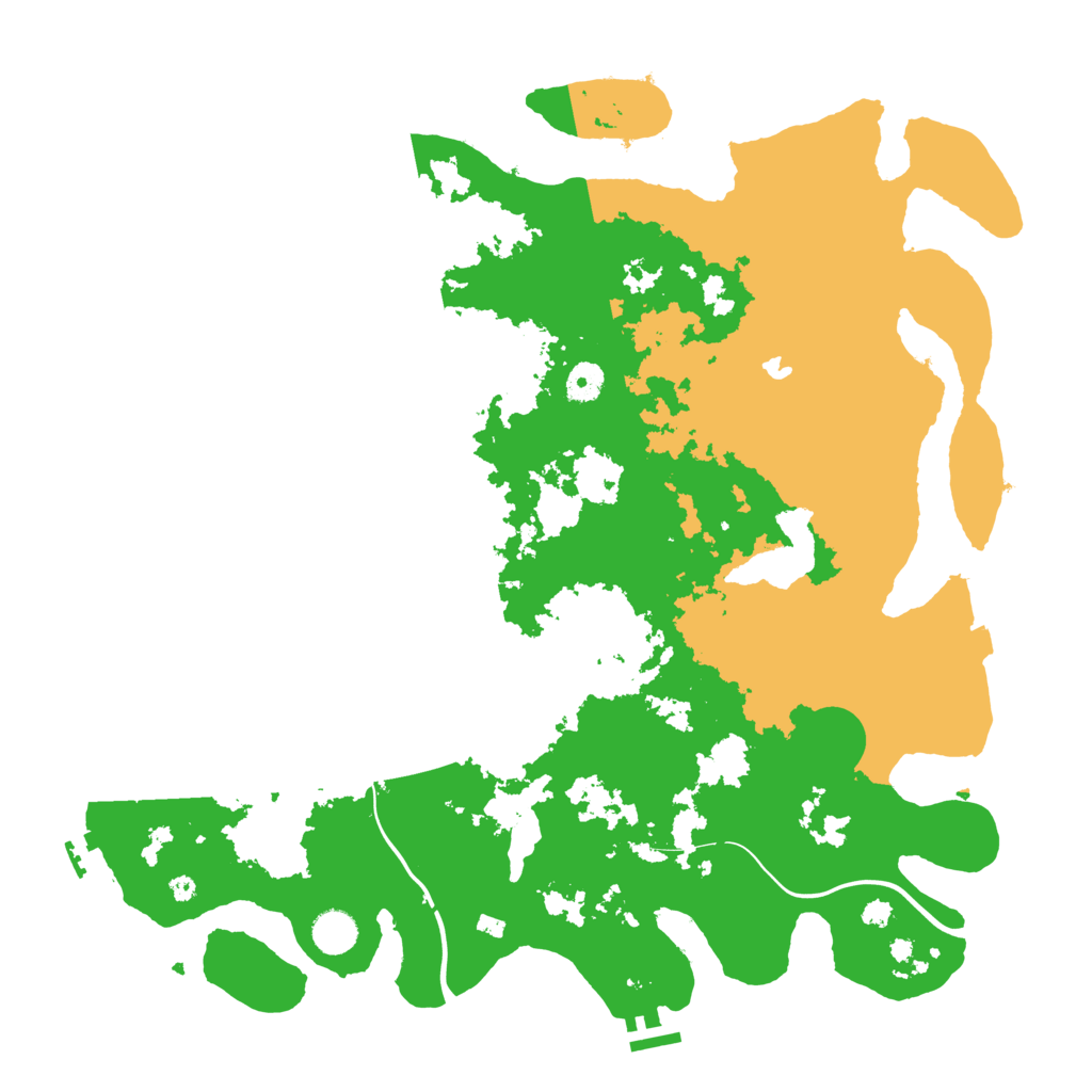 Biome Rust Map: Procedural Map, Size: 4300, Seed: 11137390