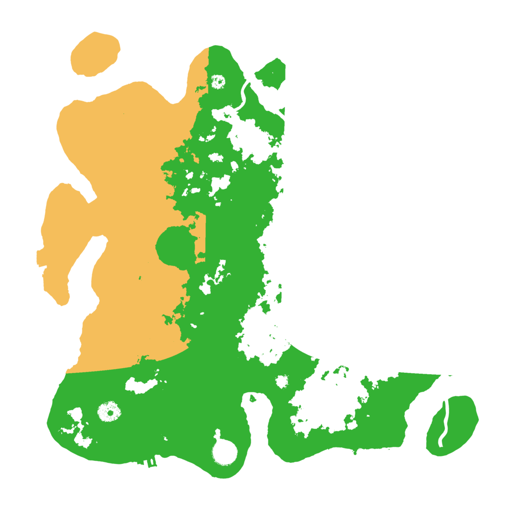 Biome Rust Map: Procedural Map, Size: 3600, Seed: 76798401