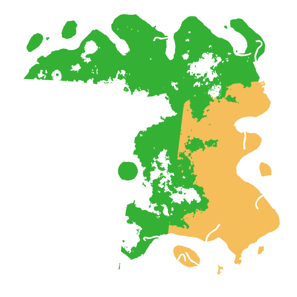 Biome Rust Map: Procedural Map, Size: 4250, Seed: 43811200