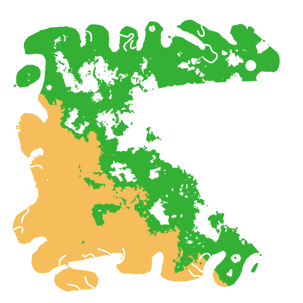 Biome Rust Map: Procedural Map, Size: 5000, Seed: 779330390