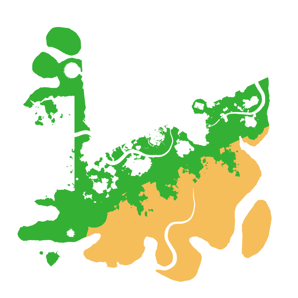 Biome Rust Map: Procedural Map, Size: 3400, Seed: 58042951