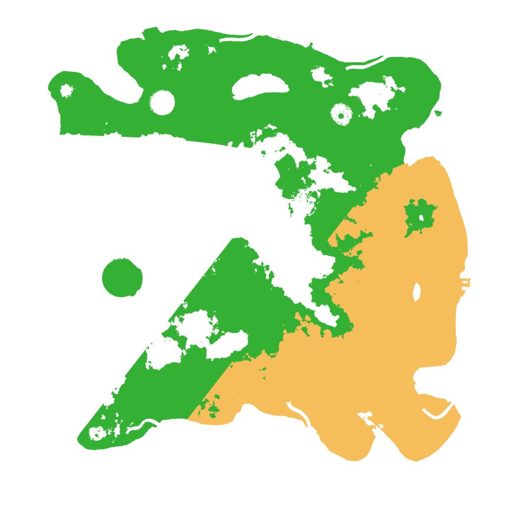 Biome Rust Map: Procedural Map, Size: 3600, Seed: 7867249