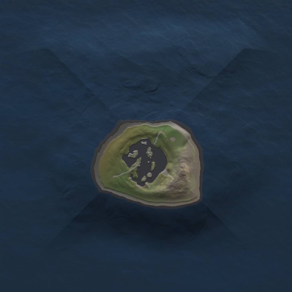 Rust Map: Barren, Size: 1000, Seed: 865730, 3 Monuments