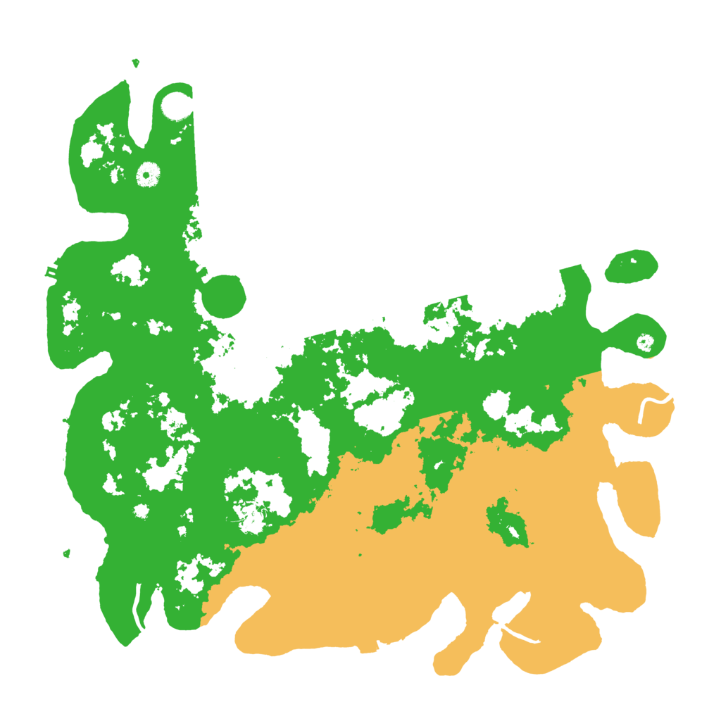 Biome Rust Map: Procedural Map, Size: 4400, Seed: 9993492