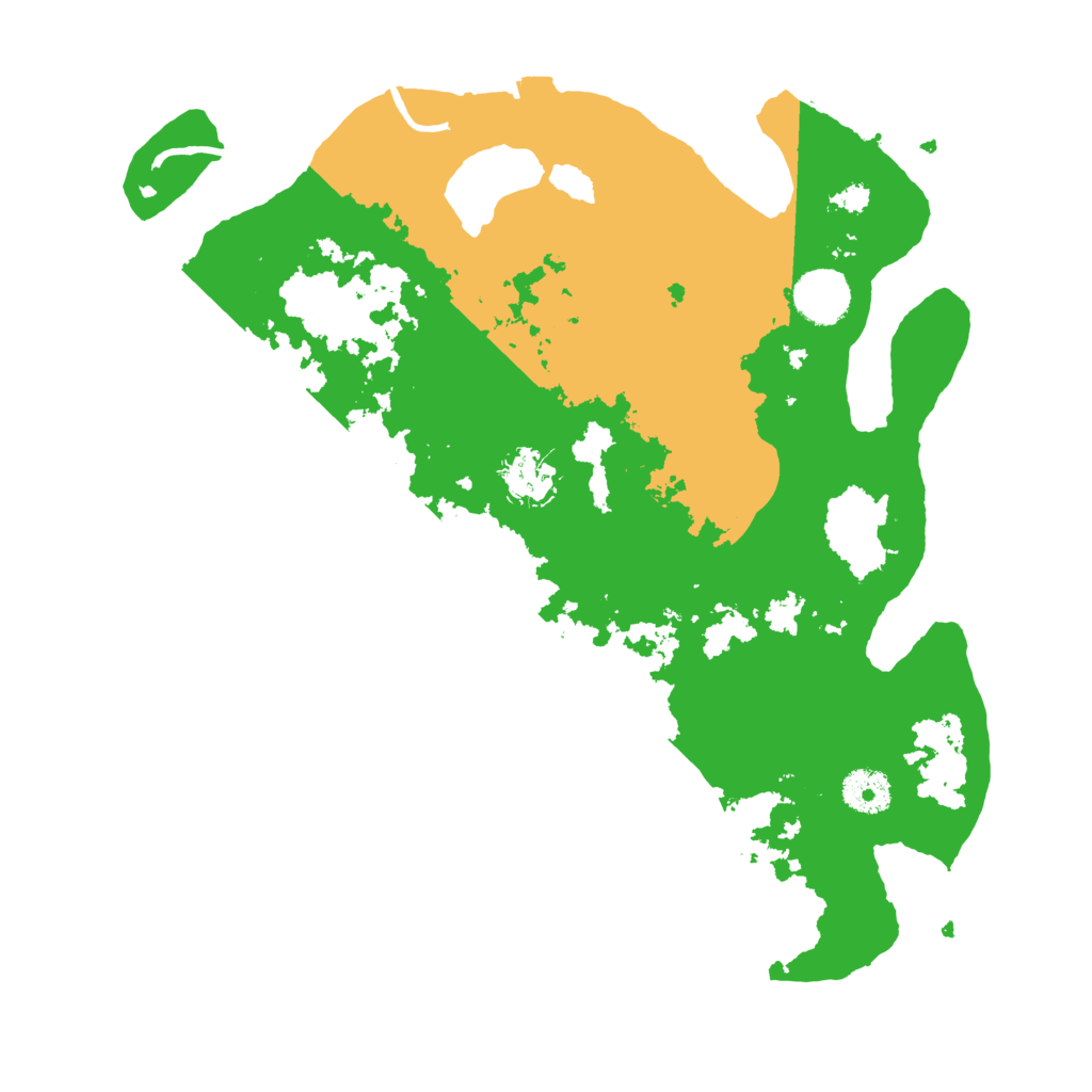 Biome Rust Map: Procedural Map, Size: 3500, Seed: 42794298