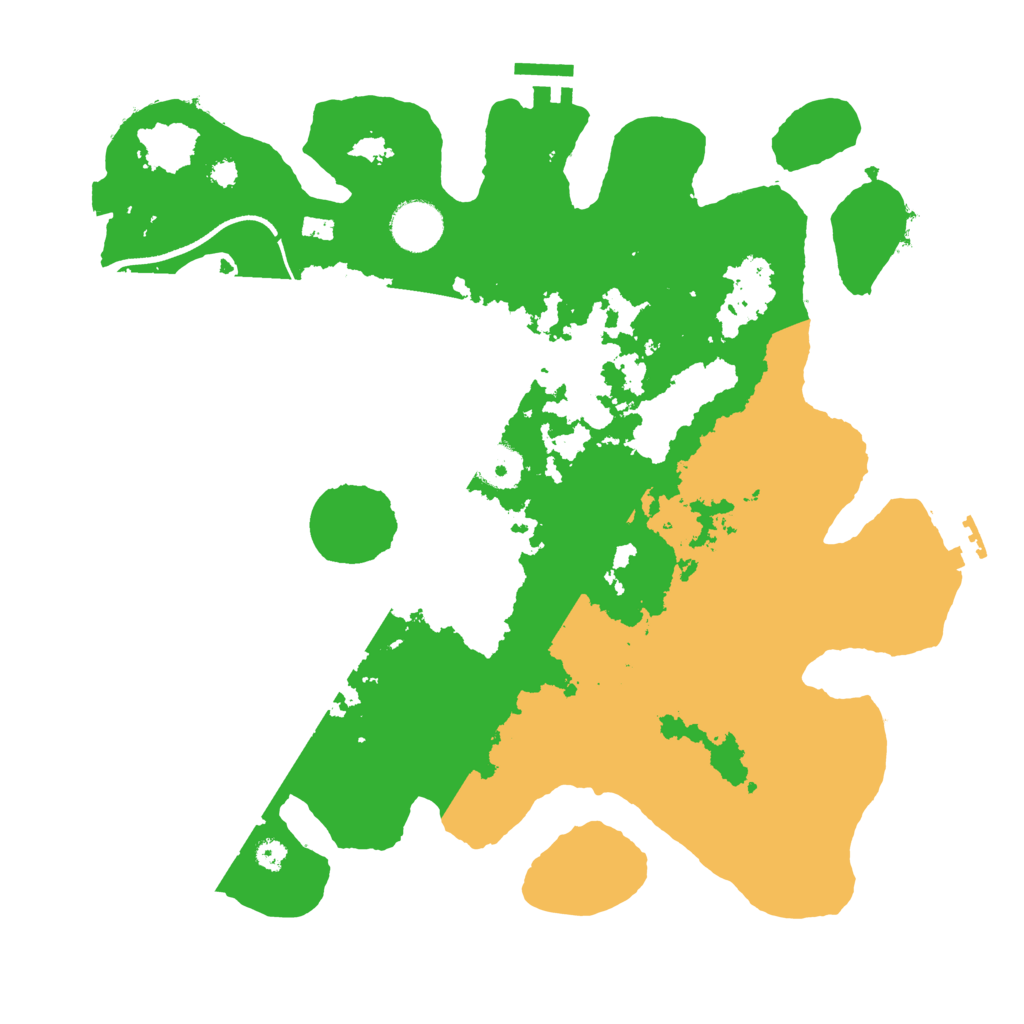 Biome Rust Map: Procedural Map, Size: 3500, Seed: 26530338