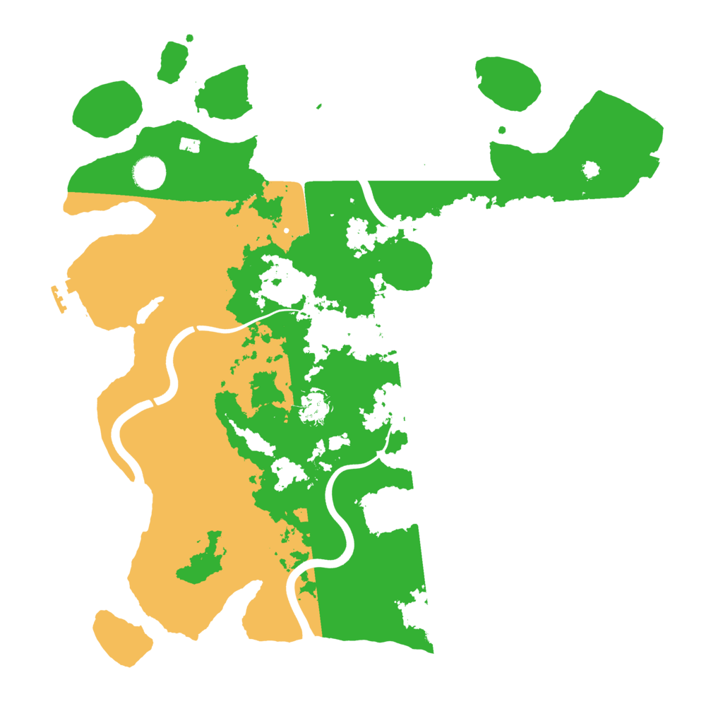 Biome Rust Map: Procedural Map, Size: 3850, Seed: 62488804