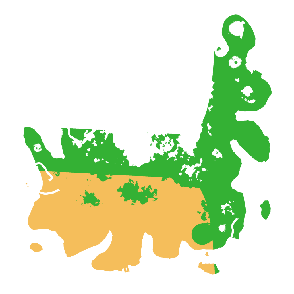 Biome Rust Map: Procedural Map, Size: 3650, Seed: 73371797