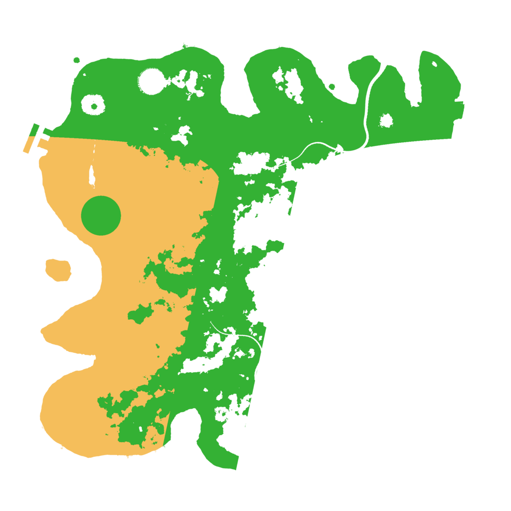 Biome Rust Map: Procedural Map, Size: 3400, Seed: 70749784