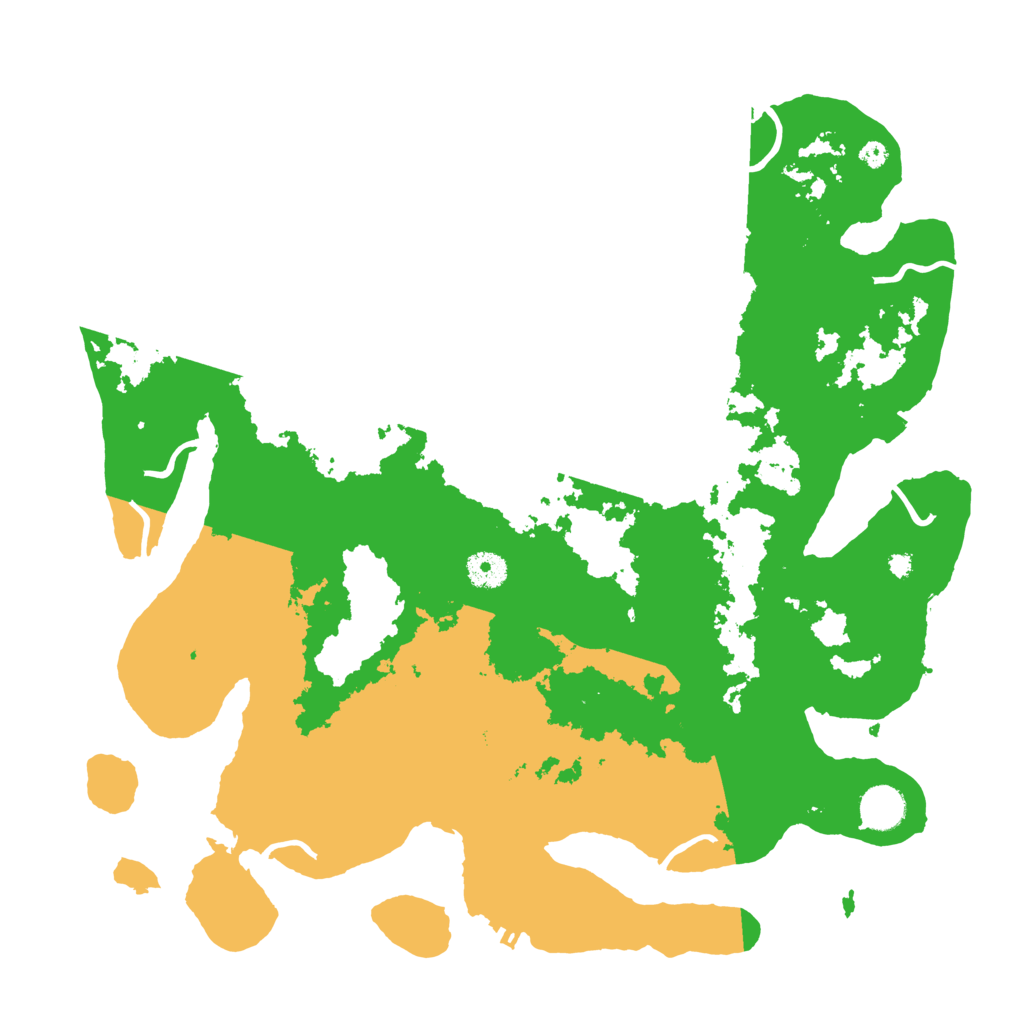 Biome Rust Map: Procedural Map, Size: 4000, Seed: 396039468