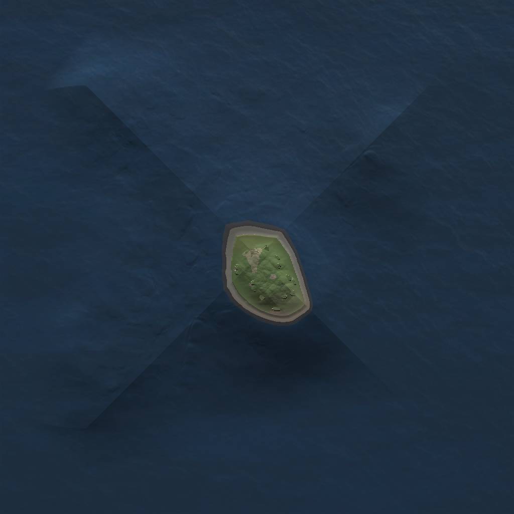 Rust Map: Procedural Map, Size: 1000, Seed: 2060312248, 3 Monuments