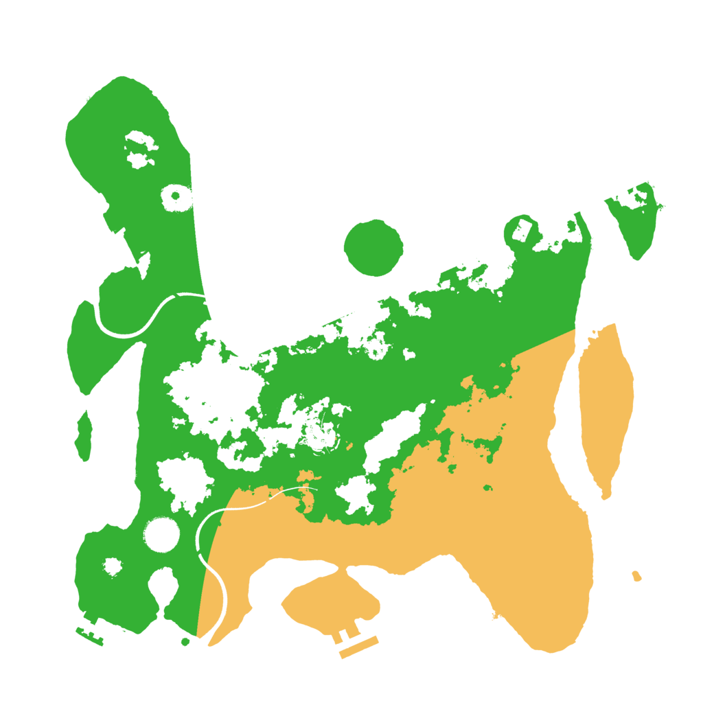 Biome Rust Map: Procedural Map, Size: 3500, Seed: 71903184