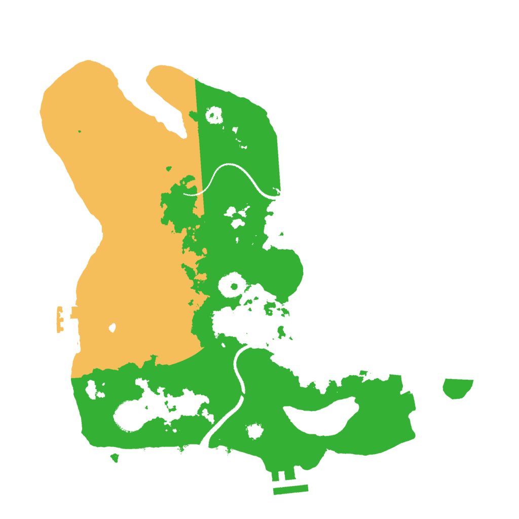 Biome Rust Map: Procedural Map, Size: 3000, Seed: 55971373