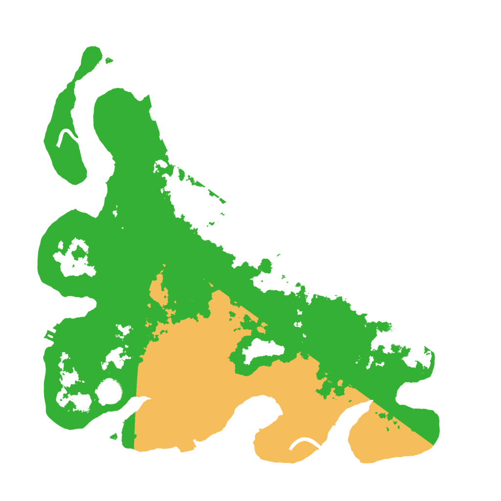 Biome Rust Map: Procedural Map, Size: 3550, Seed: 647892