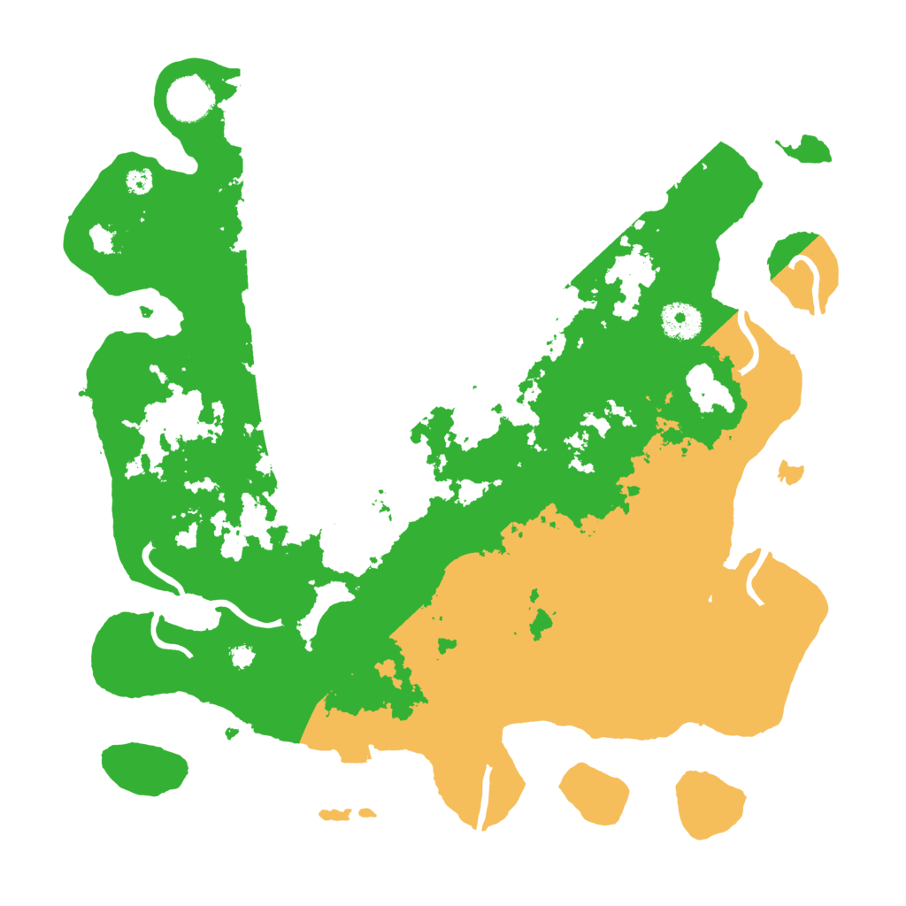 Biome Rust Map: Procedural Map, Size: 3500, Seed: 618495525