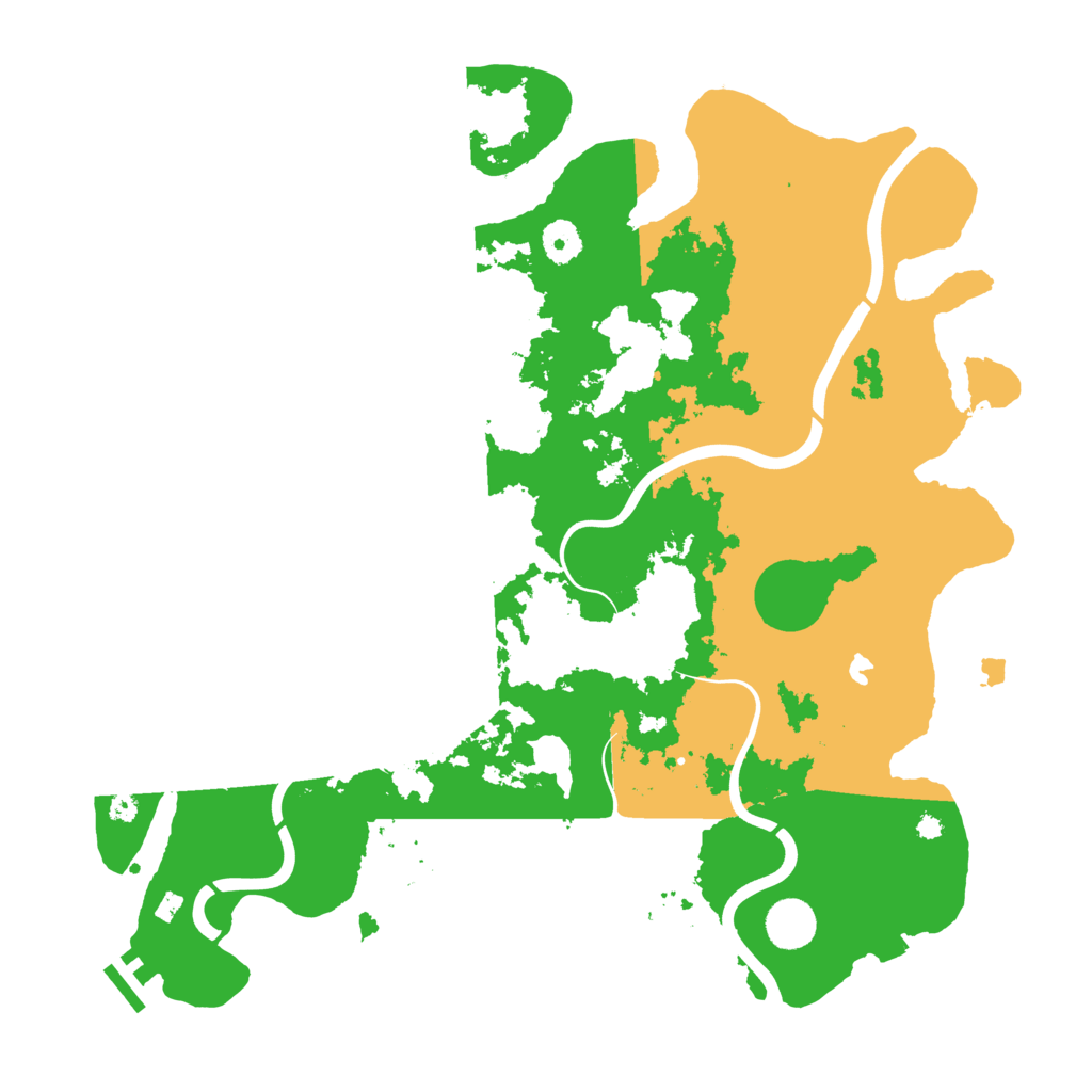 Biome Rust Map: Procedural Map, Size: 4000, Seed: 2508