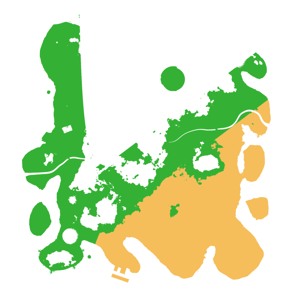 Biome Rust Map: Procedural Map, Size: 3450, Seed: 37408695