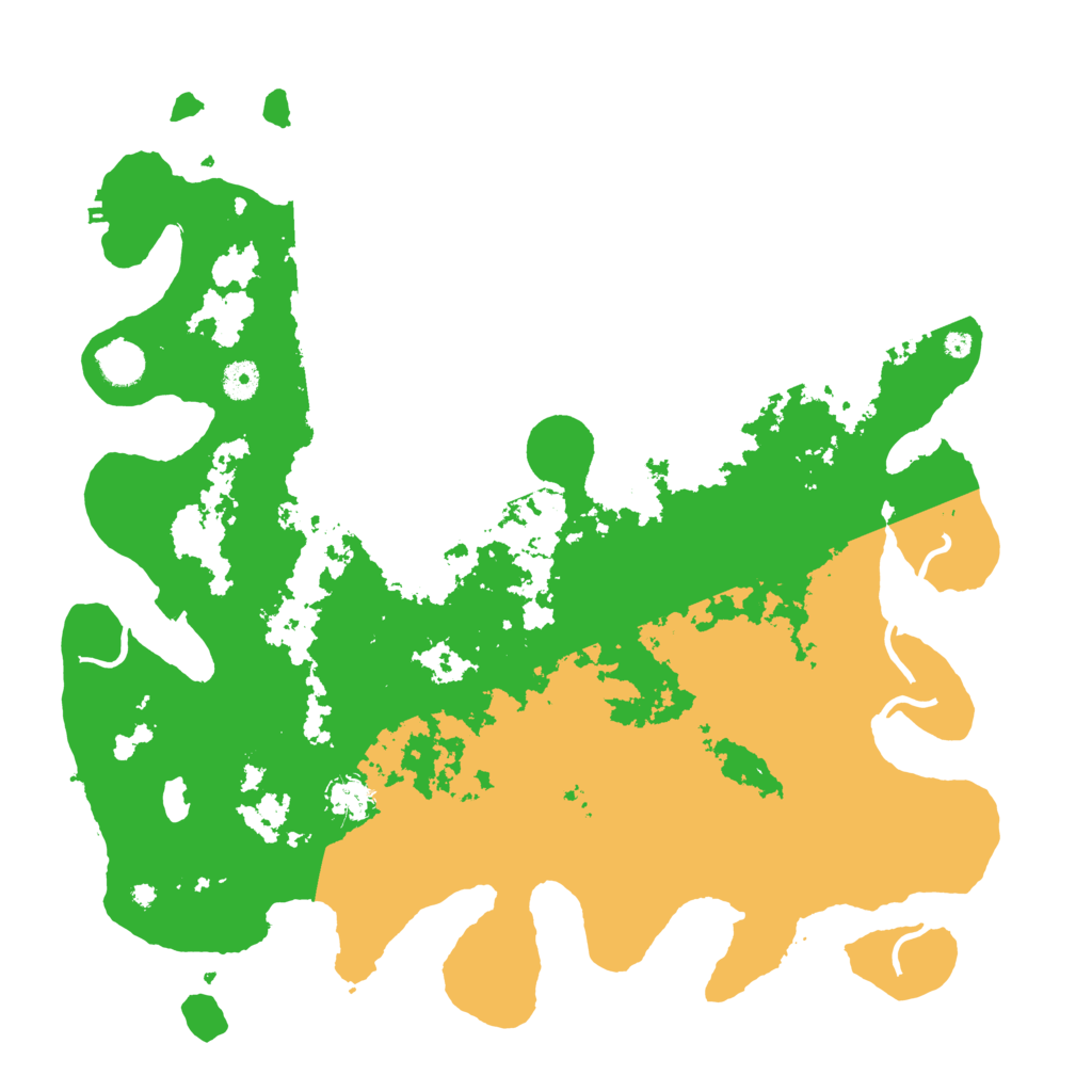 Biome Rust Map: Procedural Map, Size: 4300, Seed: 53905866