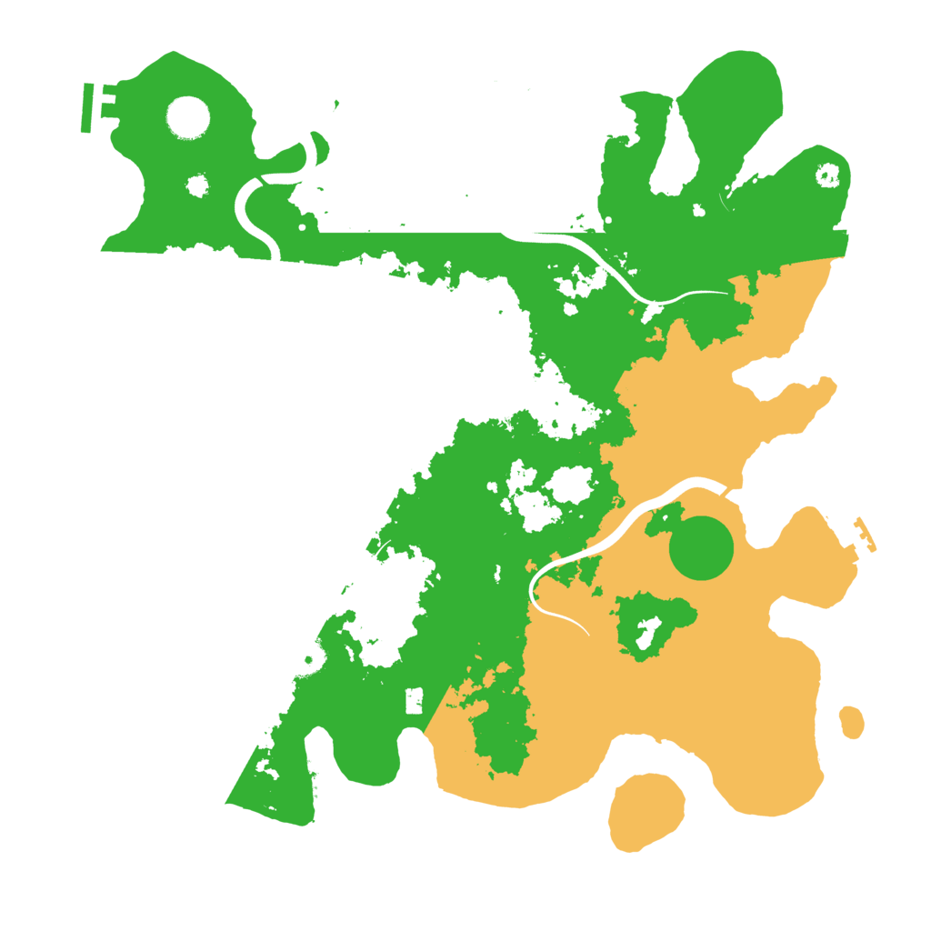 Biome Rust Map: Procedural Map, Size: 3800, Seed: 19429420