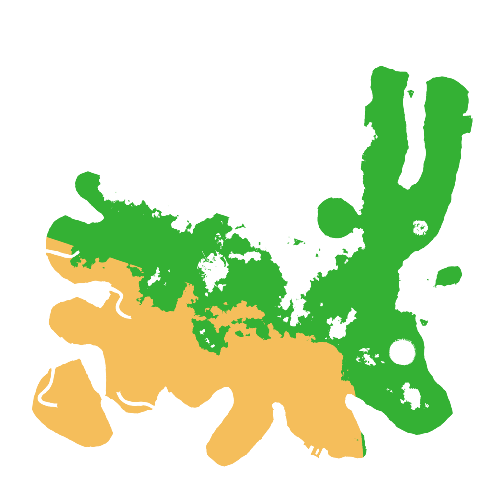 Biome Rust Map: Procedural Map, Size: 3400, Seed: 91534518