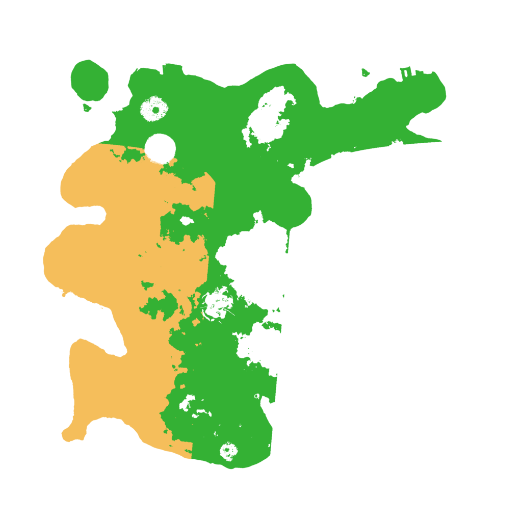 Biome Rust Map: Procedural Map, Size: 3100, Seed: 8437