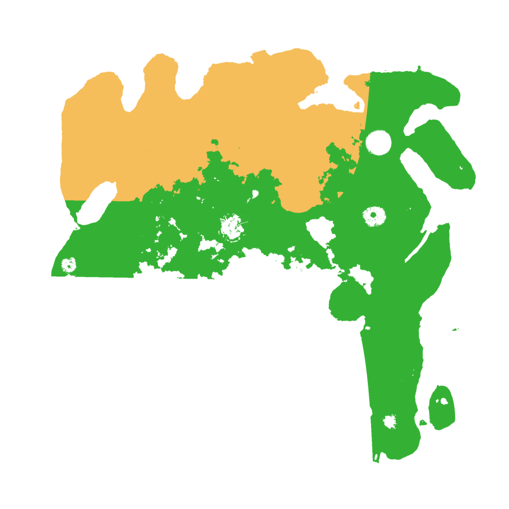 Biome Rust Map: Procedural Map, Size: 3600, Seed: 33068310