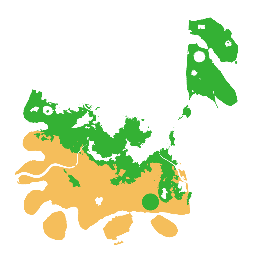 Biome Rust Map: Procedural Map, Size: 4000, Seed: 55923171